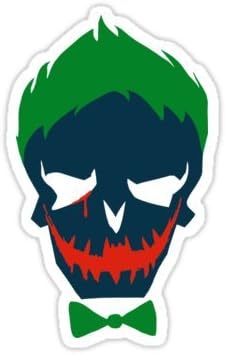 By August999 Joker Car Motorcycle Bicycle Skateboard Laptop Luggage Vinyl Sticker Graffiti Laptop Decals Bumper Stickers