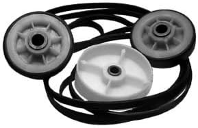 newlifeapp DRYER REPAIR KIT, ROLLER BELT PULLEY(Two Rollers Y303373,One Pulley 6-3037050, One Belt Y312959) Replacement For Maytag