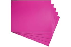Emraw Poster Board Lightweight Craft Backing Boards for Presentations Office Sign Blank Painting Board Smooth Surface Poster Sheets for School Pack of 5 (Magenta)