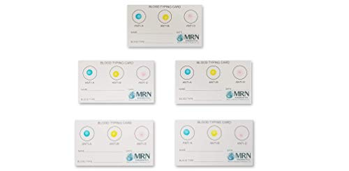 Blood Type Kit: 5 Pack Complete Blood Typing Kit