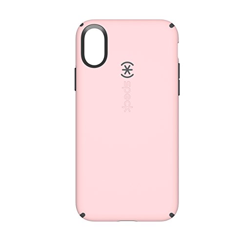 Speck Products CandyShell Cell Phone Case for iPhone X - Quartz Pink/Slate Grey