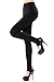 Khaya Women's Stirrup Black Python Full Length Leggings Tights