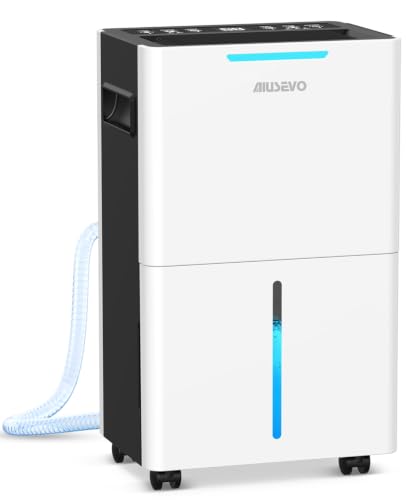 21-Pint Dehumidifier, Dehumidifier for Basement with Drain Hose, 1600 sq ft
