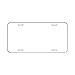 10 Aluminum Sublimation License Plate Blank 6x12" and .032" Thick