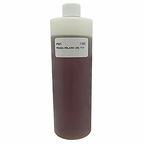 1 oz, Dark Brown - Bargz Perfume - Prada Milano Body Oil For Women Scented Fragrance