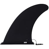bohally Surf &amp; SUP Single Fin Detachable Center Fin for Longboard,Inflatable Stand up Paddle Board Replacement Quick Fin
