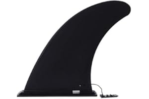 bohally Surf & SUP Single Fin Detachable Center Fin for Longboard,Inflatable Stand up Paddle Board Replacement Quick Fin