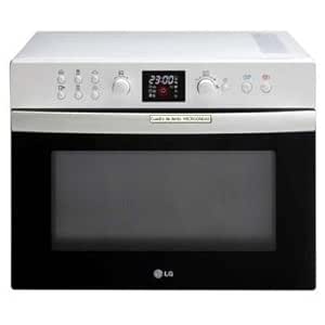 LG - Microondas Mc8088Hrc, 31L, 1000W, Grill, Plata, Reloj ...