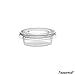 Tezzorio (100 Pack) 0.5-Ounce Plastic Portion Cups with Lids, Small Condiment Cups/Sauce Cups, Translucent Plastic Souffle Cups/Portion Containers