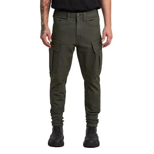 G-STAR Zip Pocket 3D Skinny Cargo Pants 2.0 Pantalones, Gris Asfalt D24307-e172-995, 38W / 34L Hombres