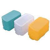 Movo Photo Neutral/Gold/Green Flash Diffuser Set for the Canon 430EX & 430EX II Flashes
