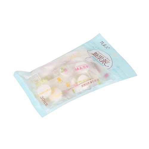 Exiao 30pcs DIY Compressed Face Mask Women Beauty Disposable Mask Paper Natural Skincare Paper Sheet New
