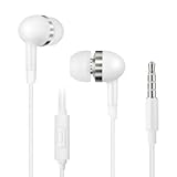 G-Cord Earphones with Built-in Mic and Volume Control, Carrying Pouch Included