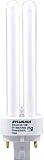 Sylvania 20671 (6-Pack) CF13DD/E/835/ECO 13-Watt Double Tube Compact Fluorescent Light Bulb, 3500K, 900 Lumens, 82 CRI, 4-Pin G24q-1 Base
