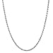 Bling For Your Buck Sterling Silver 2.75mm Italian Diamond Cut Rope Chain Necklace for Women and Mens Chain, Sizes 16