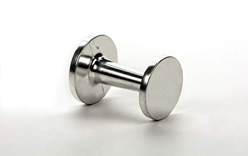 RSVP International Espresso Coffee Kitchen Tool Home and Commercial Use, Dual Sided Tamper, Aluminum Alloy