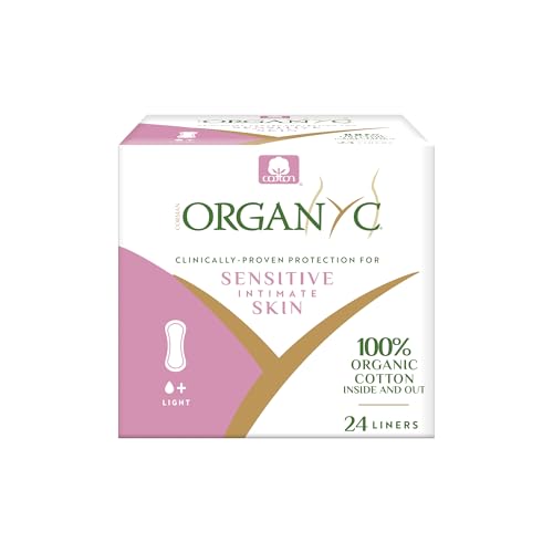 Organyc 100% Certified Organic Cotton Inside and Out Folded Panty Liner, Ultra…