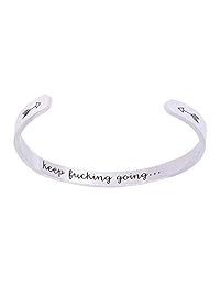 Pulsera chapada en plata brillante brazalete grabado brazalete pulseras con pendientes de lágrima conjunto, latín, Adjustable, Plateado