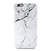 GOLINK iPhone 6 Plus Case Slim-Fit Ultra-Thin Anti-Scratch Shock Proof Dust Proof Anti-Finger Print TPU Case for iPhone 6/6S Plus(5.5 inch) - Whole White Marble