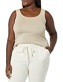 Amazon Essentials Women's Plus Size Tank Top, Tan