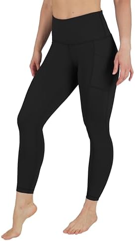 90°DEGREE BY REFLEX Sサイズ トレーニングレギンス 90 Degree By Reflex Womens Workout Pants High Waist Yoga 7/8