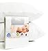 TRU Lite Bedding Protective Pillow Cases | Irritant Protector | Premium Breathable Smooth Surface Cover | 100% Waterproof | Zippered Encasement | Set of 2 | Standard Size