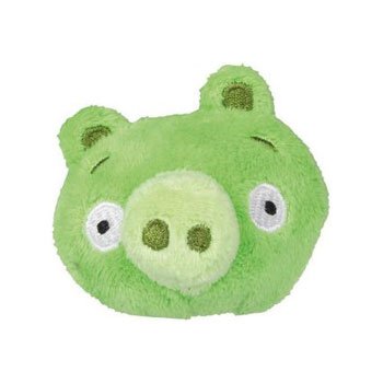 Angry Birds Fuzzy Pencil Topper - Green Pig-2Pack