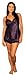 Pajama Heaven Satin Cami and Short Set with Lace Detail