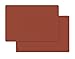 GASARÉ, Set of 2, Extra Large, Thick, Silicone Mats for Kitchen Counter, Heat Resistant Mats, Countertop Protector, Non-Slip, Easy to Clean, 25 x 17 Inches x 1.4mm, Brown