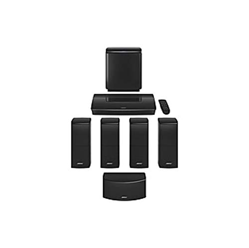 Bose Lifestyle 600 5.1 Home Theater System – Control Console – Black – Dolby Digital, Dolby Digital Plus, Dolby TrueHD, DTS – Bluetooth – Wireless Speaker(s) – Ethernet – HDMI – USB (Renewed)