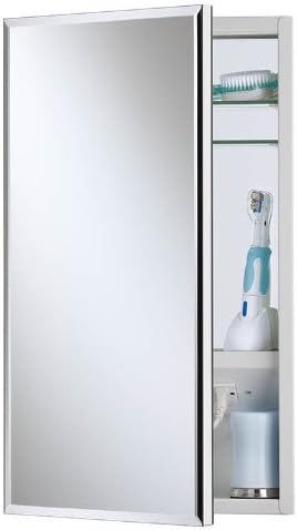 Amazon Com Jensen 664 Illusion Medicine Cabinet With Polished Mirror 13 Inch By 36 Inch Home Improvement