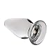 Glass Butt Plug 1.76 X 4.36 Inch Crystal Bum Plug