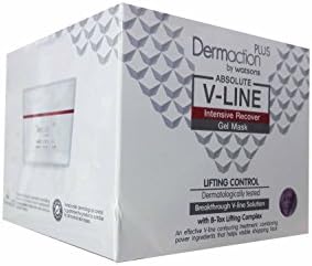 2 Packs of Dermaction Plus by Watsons Intensive Recover Gel mask. Absolute V-Line, Lifting control, Dermatologically tested. Breakthrough V-Line Solution. (50 ml/ pack)..