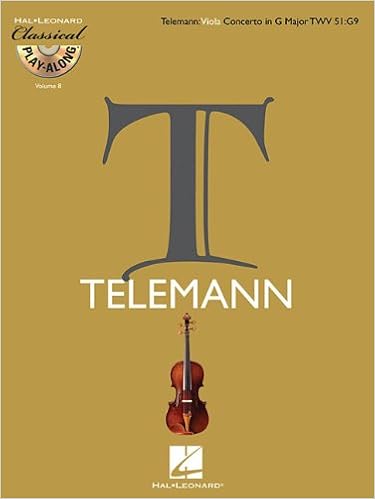 Amazon Com Viola Concerto In G Major Twv 51 G9 Classical Play Along Volume 8 9781423462477 Telemann Georg Philipp Books