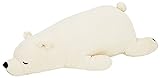 LivHeart Premium Nemu Nemu Super Soft Body Pillow Hug Pillow Polar Bear (M)
