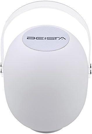 BEISTA Bluetooth Portable Wireless Speaker [HI-FI Version ] and Classical Bedside Table Lamp with 7 Kinds of Different Color Lights with Wireless Remote ,32-Foots Bluetooth Range
