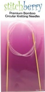 #1 2.25mm 60 Inch Circular Bamboo Knitting Needles