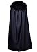 ALIZIWAY Halloween Mens Costume with Black Cape Cloak Knights Outfit Y054L