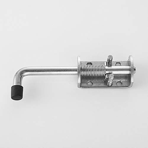 JQK Spring Loaded Barrel Bolt Latch, Heavy Duty 304 Stainless Steel Thickened 3mm Door Lock, 6.5