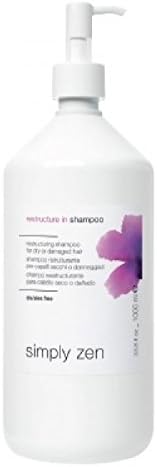 SIMPLY ZEN Restructure In Shampoo 1000 ml, Transparent, 1000 Milliliters