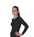 Women Thermal Underwear Top by Outland; Base Layer; Soft Lightweight Warm Fleece