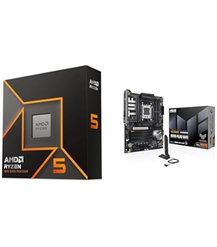 Amazon.com: AMD Ryzen 5 9600X + TUF Gaming X870-PLUS WiFi