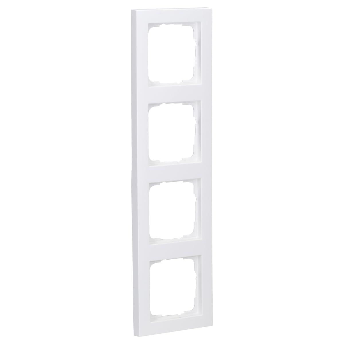 GIRA 021422 Cover Frame for 4 Sockets Pure White Matt