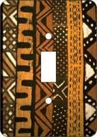 Mud Cloth III Metal Switch Plate Cover Wall Plate
