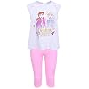 Grijs/Roze Top & Bottoms Pyjama Set Voor Meisjes, Kalflengte Broek FROZEN DISNEY