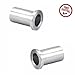 (Pack of 2) Steel Spanner Flanged Bushing 1/2