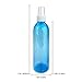 Beauticom 8 Oz Translucent Plastic Spray Bottle with Fine Mist Atomizer Sprayer and Cap for Fragrances, Cosmetics, Nail, Cleaning, Arts and Crafts (Quantity: 6 Pieces)(Blue Color)