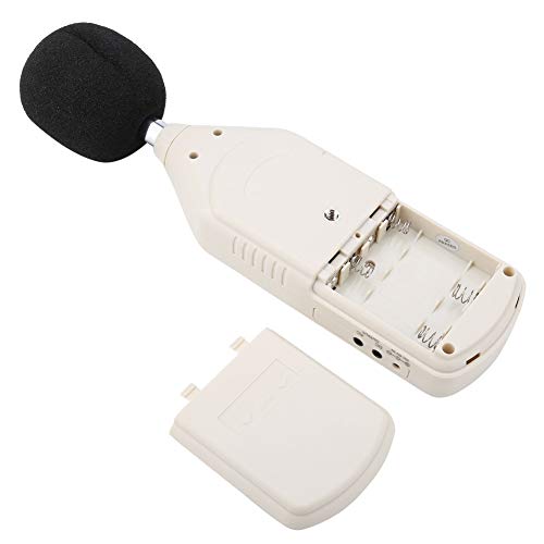 Sound Level Meter Digital LCD Noise Measure Device WT1357 Dual Ranges 30-130dBA/35-130dBC Decibel Meter with Auto Power-Off Function