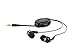 Cellet EP35XSTR Retractable Stereo Ear Bud 3.5mm, in-Ear Headphones Built for Portability, Comfort, and Other Activities. Snug Fit Earphones, for All Smartphones and Tablets