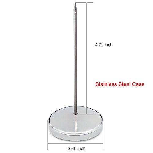 KT THERMO Meat Thermometer 2.5-Inch Dial Stainless Steel Waterproof BBQ Poultry Probe Cooking Thermometers